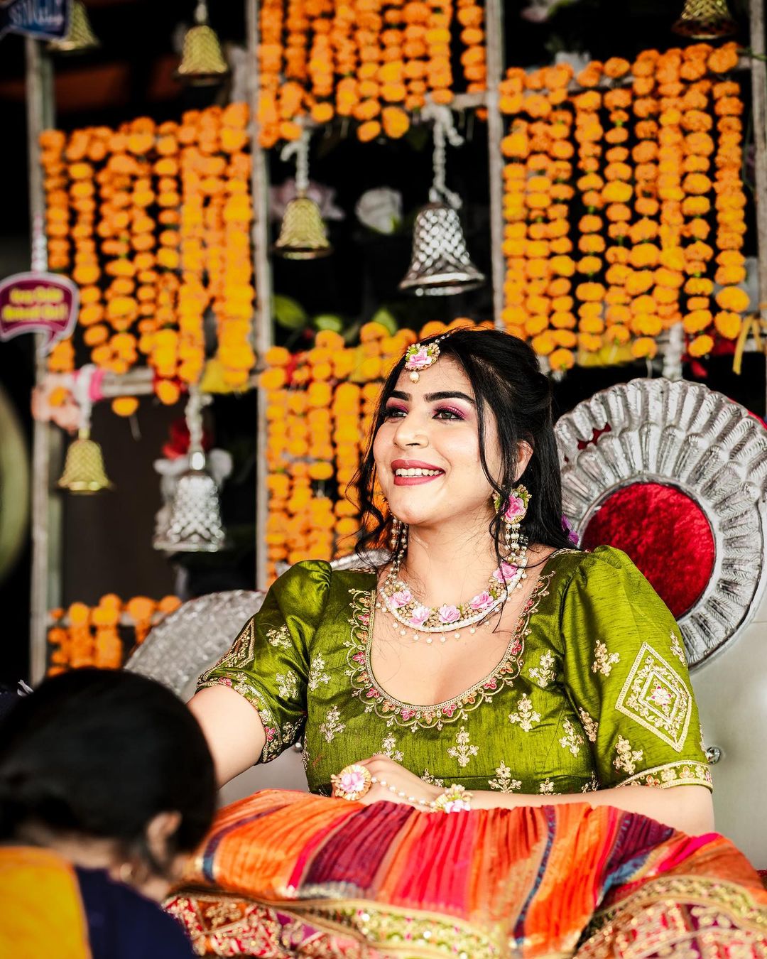 Image of Mehndi Ceremony in Indian Wedding-VQ528288-Picxy